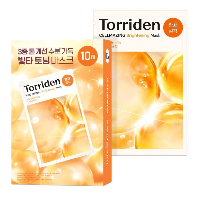 Torriden Cellmazing Brightening Sheet Mask (10 pcs) – тъканна маска | Vellum K-beauty