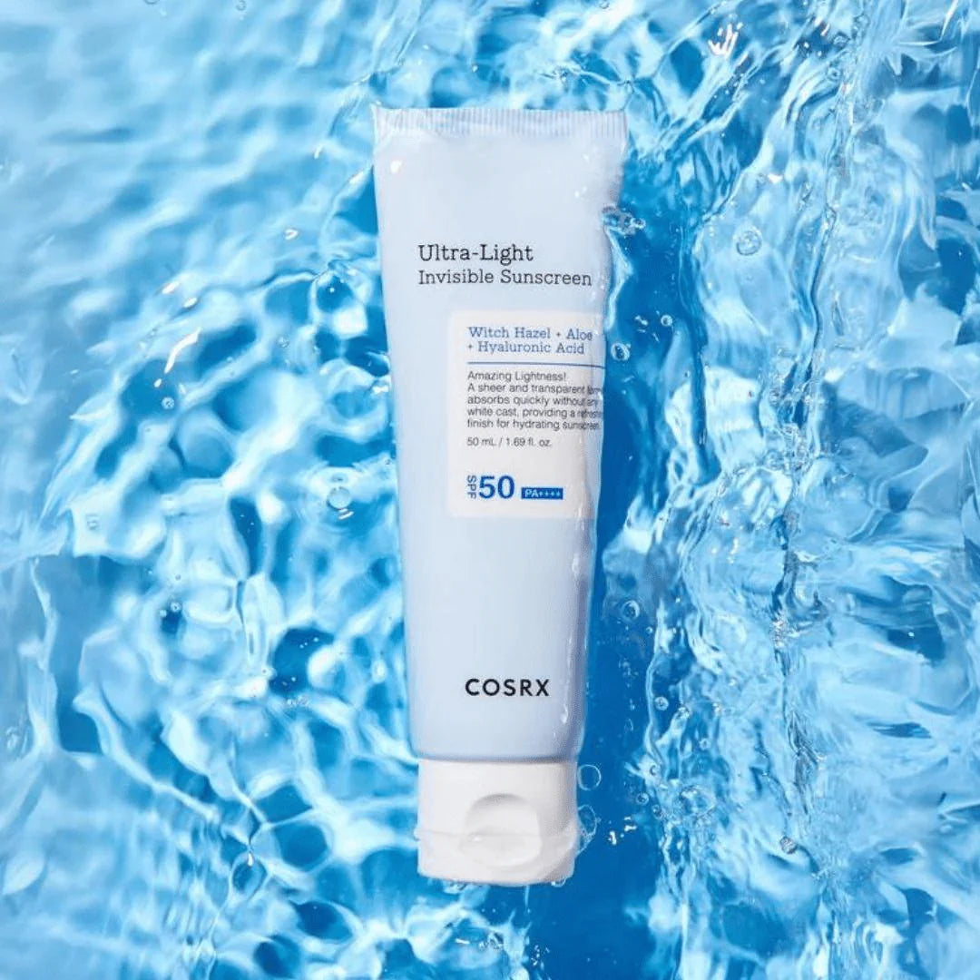 COSRX Ultra Light Invisible Sunscreen SPF50 PA++++ 50ml – слънцезащитна грижа | Vellum K-beauty